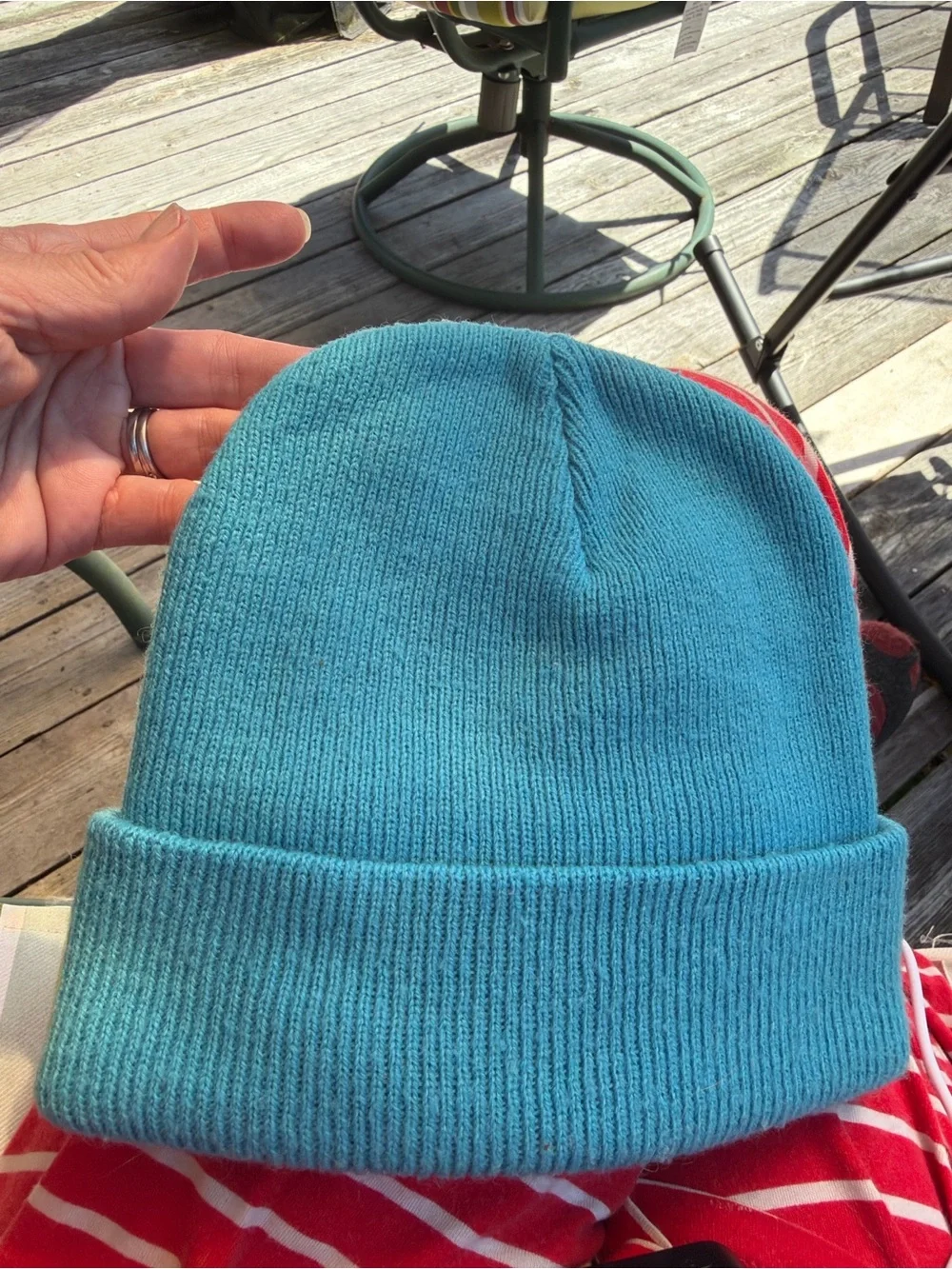 Carhartt Kids Aqua Blue Knit Beanie Winter Hat Youth One Size
